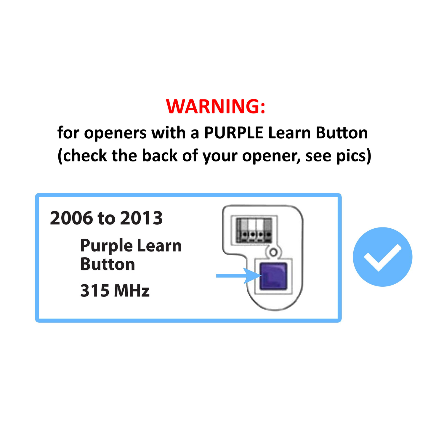 chamberlain 950cd 953cd sears craftsman garage door opener remote 53753 139 53753 hbw2028 liftmaster 371lm 373lm purple learn button 315mhz