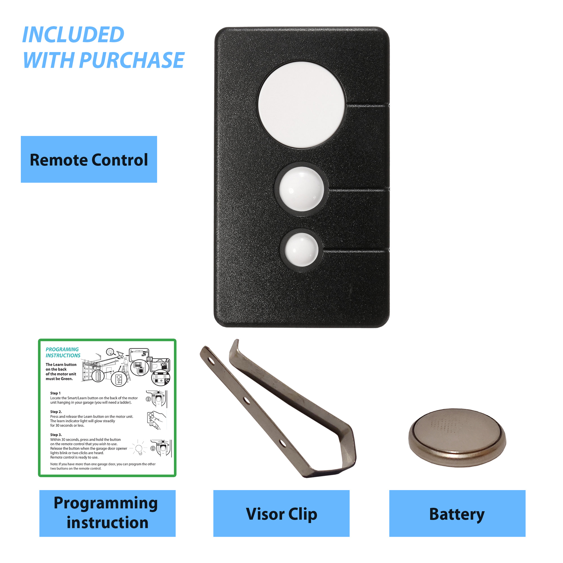 liftmaster 81lm 82lm 83lm sears craftsman garage door opener remote 139 53879 139 53859 k1026 hbw1136 1a5247 chamberlain 850cb 853cb 856cb green learn button 390mhz